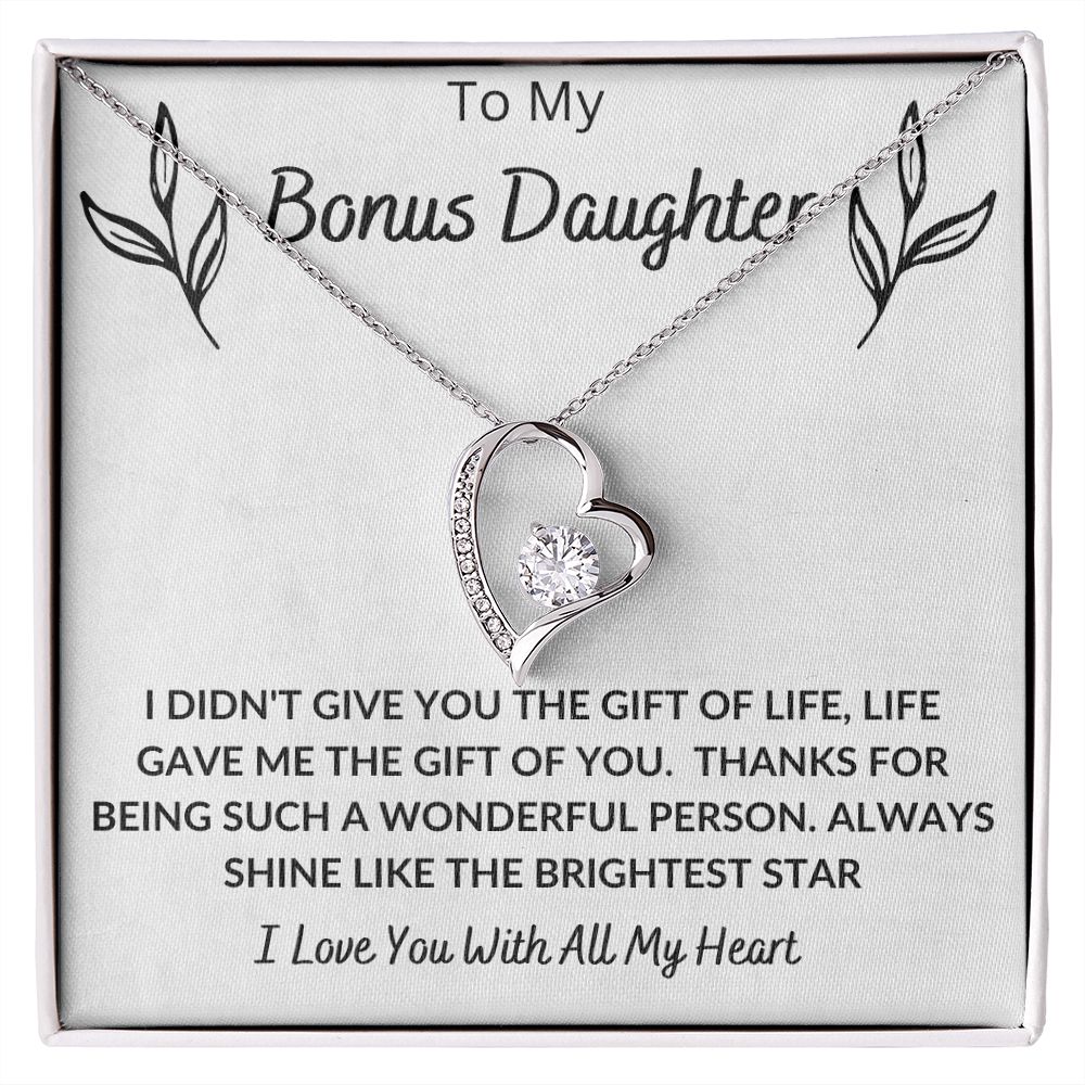 Bonus Daughter Forever Love Necklace
